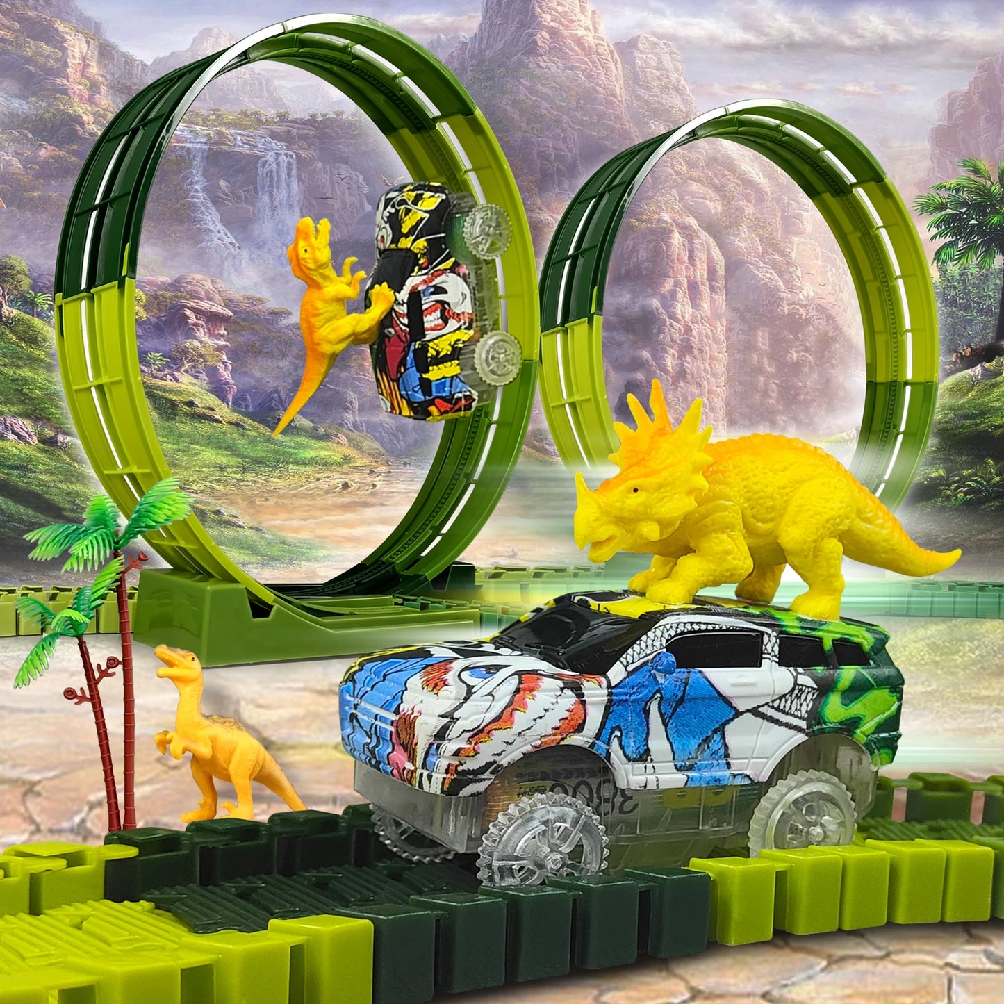 Dino Blaze Adventure Track Set